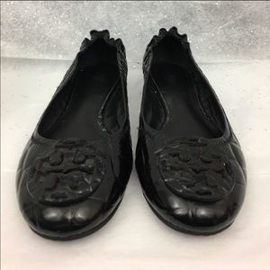 Black Tori Burch flats
